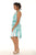 Sleeveless Starfish Print Resort Short Dress