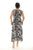 Paisley print sleeveless dress