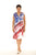 American Flag Printed Dress With Zip Front
