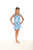 Tropical Sea Print Girls Sleeveless Dress