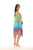 Boho Print V-Neck Mid Length Dress