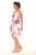 Butterfly & Sunflower Print Sleeveless Resort Short Dress
