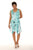 Sleeveless Starfish Print Resort Short Dress