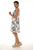 Floral Sleeveless A-Line zipper Dress