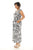 Sleeveless Floral Print Long Dress