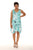 Sleeveless Starfish Print Resort Short Dress