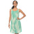 Abstract Sleeveless Dress-Wholesale