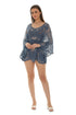 Floral Embroidery Cover-up Tunic