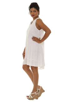 white cotton dresses wholesale Wholesale fashion women's clothing White sleeveless halter dress Summer new casual cotton linen dresses for women| Alibaba.com