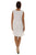 White Cotton V-Neck Summer Dress