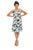 Floral Sleeveless A-Line Dress-Wholesale