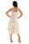 Palm Tree Print Midi-Dress