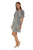 Floral Scoop Neck Sleeveless Short-Sleeves Dress-Wholesale