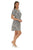 Floral Scoop Neck Sleeveless Short-Sleeves Dress-Wholesale