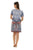 Paisley Short Sleeves Dress-Wholesale