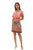 Paisley Short Sleeves Dress-Wholesale