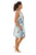 Tropical Leaf Sleeveless A-Line Dress-Wholesale