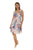 Tropical Leaf Sleeveless A-Line Dress-Wholesale