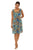 Tropical Leaf  Sleeveless A-Line Dress-Wholesale