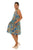 Tropical Leaf  Sleeveless A-Line Dress-Wholesale