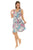 Paisley Print Sleeveless A-Line Dress-Wholesale