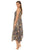 Paisley Floral Gold Foil Handkerchief Dress - Women