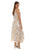 Paisley Floral Gold Foil Handkerchief Dress - Women