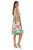 Butterfly & Feathers Sleeveless A-Line zipper Dress