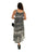 Tie-Dye With Embroidery Neckline Rayon  Sundress