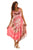 Spiral Tie-Dye With Embroidery Neckline Rayon Sundress